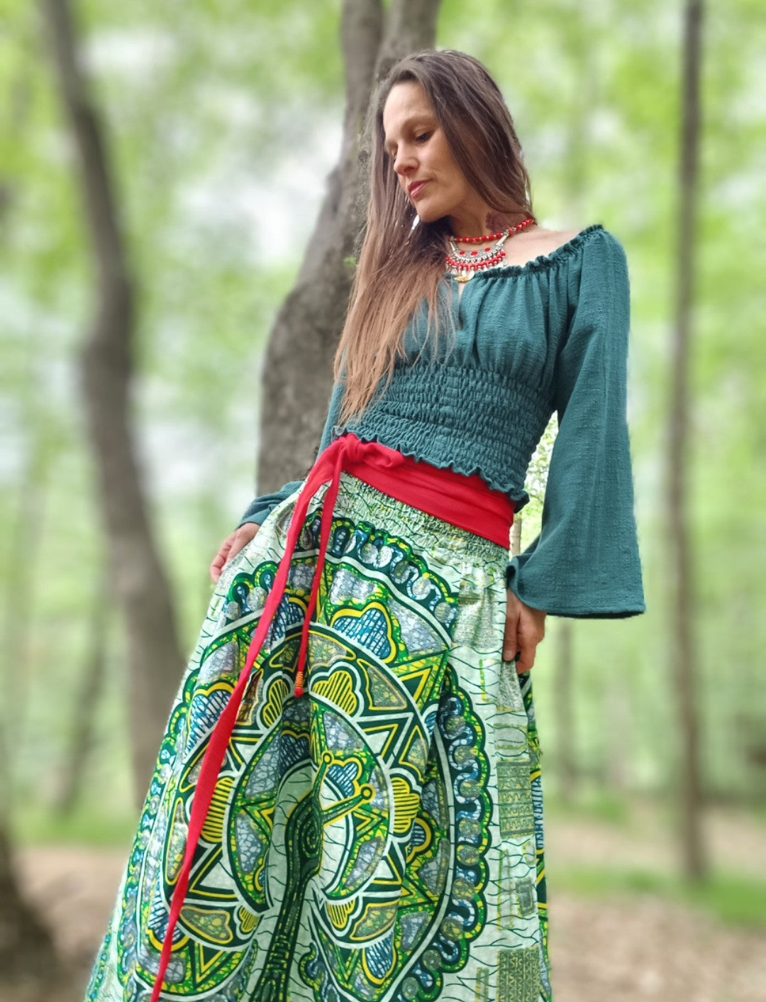 MAXI SUKNĚ DESIGNOVÁ