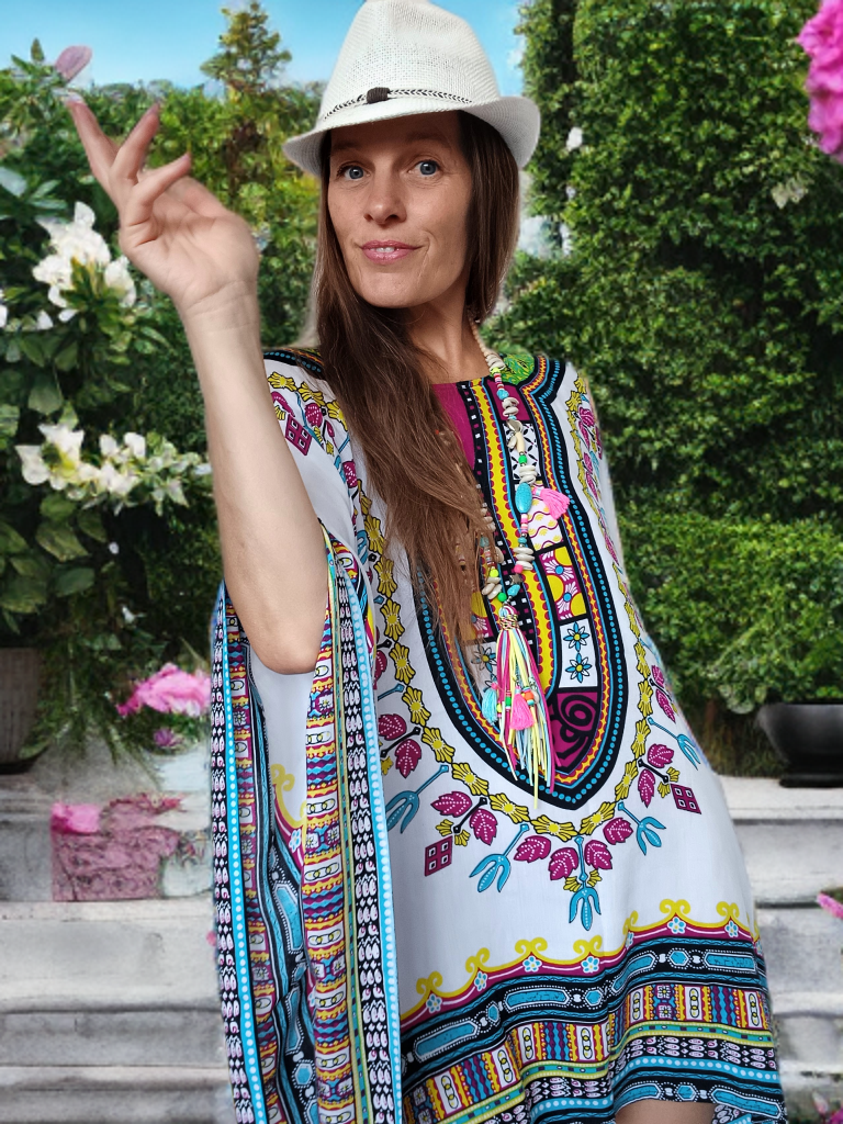 DASHIKI TUNIKA BÍLÁ
