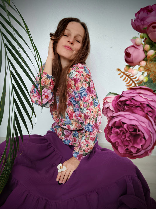 PŮVABNÁ HALENKA MUŠELÍNOVÁ KVĚTY