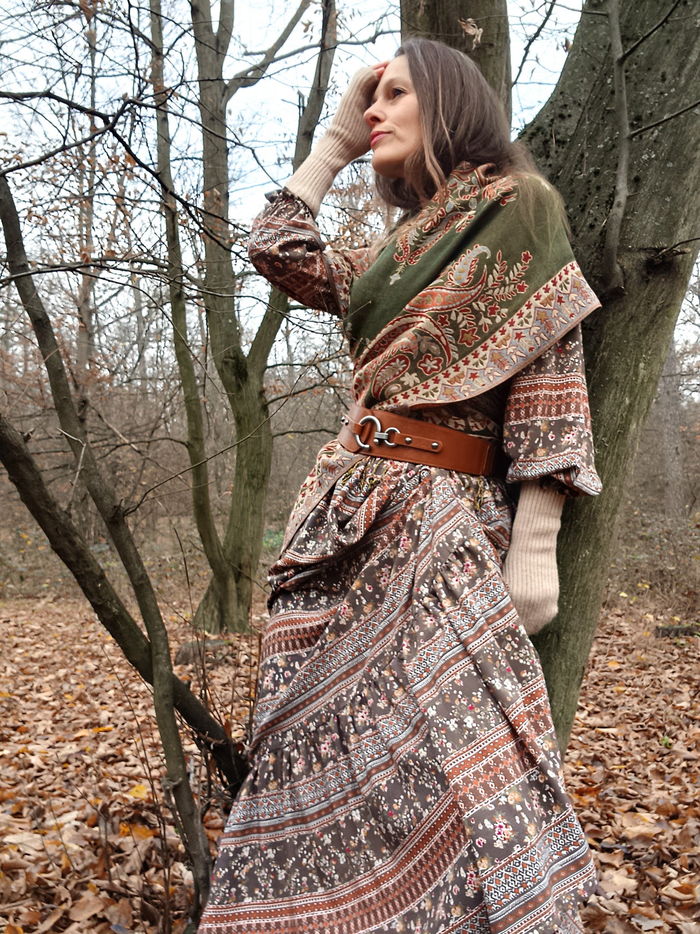 BOHEMIAN OPASEK CAMEL HNĚDÝ