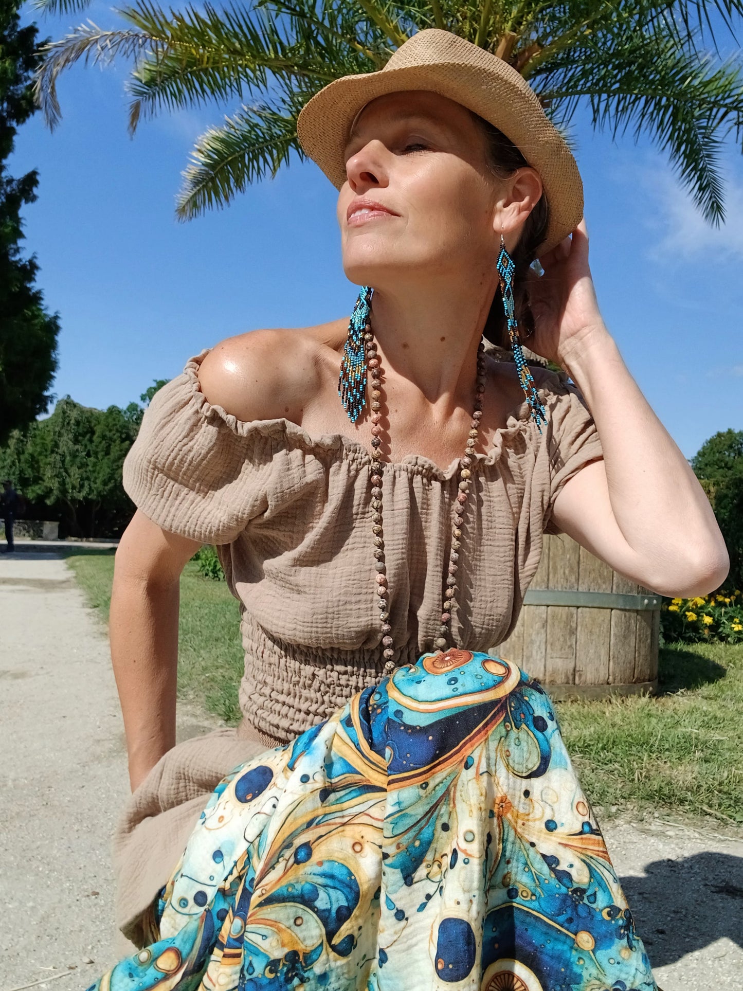 KORÁLKOVÉ BOHO NAUŠNIČKY
