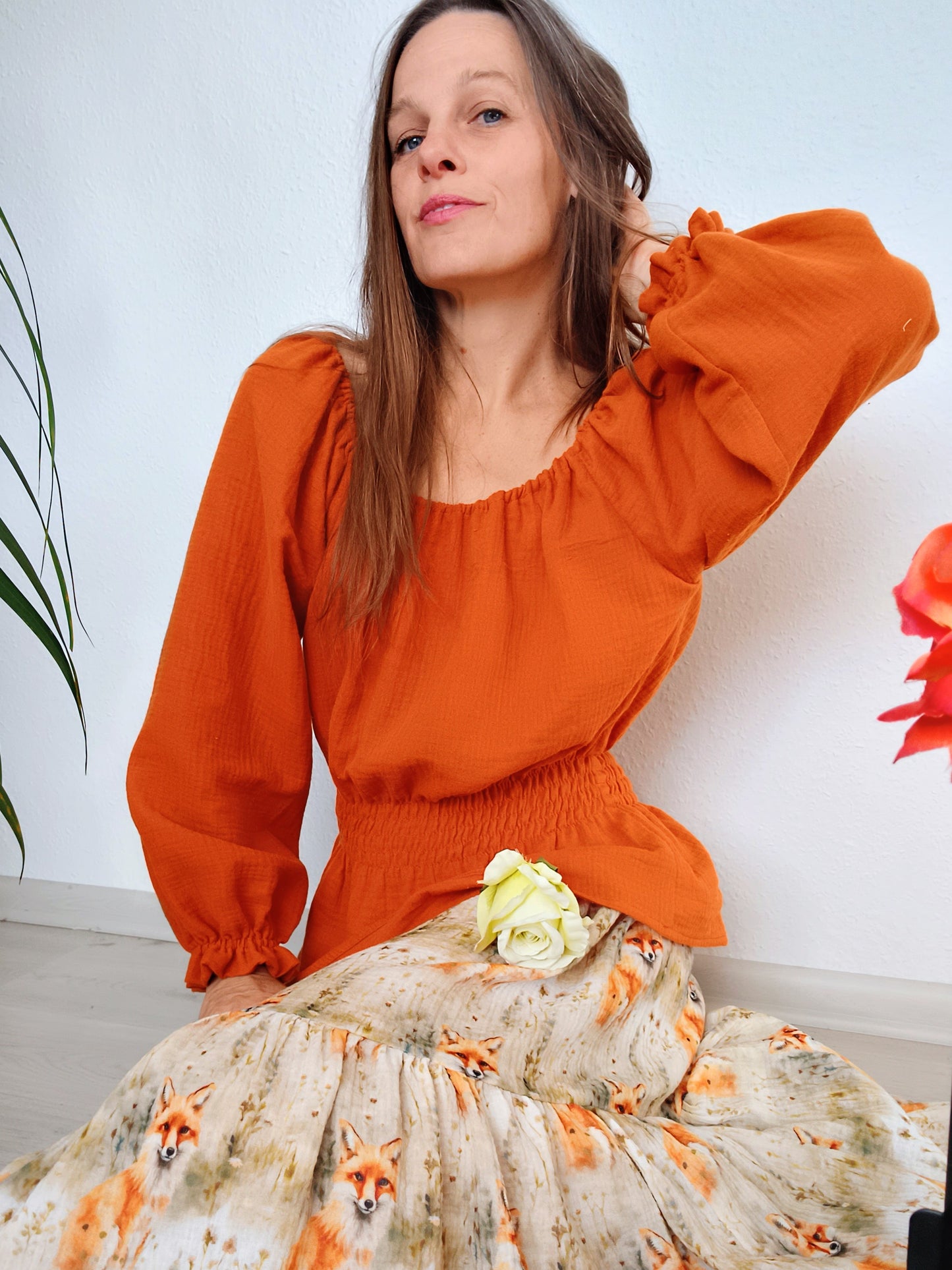 HALENKA MUŠELÍN ORANŽ