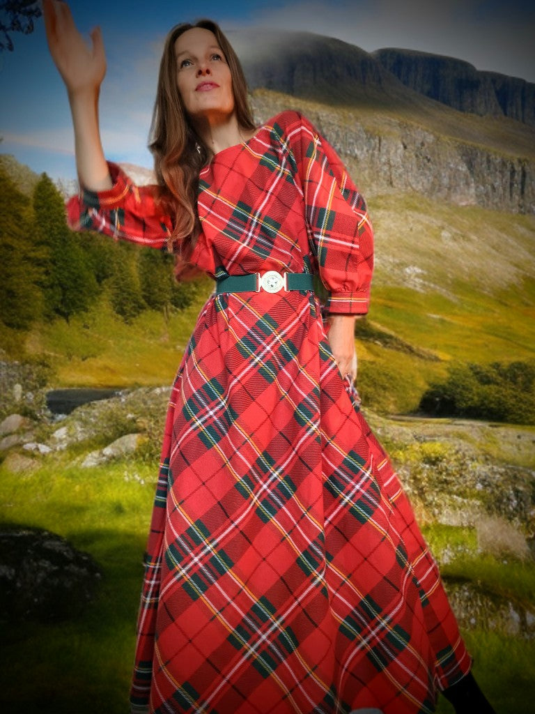 INSPIRACE  OUTLANDER MAXI ŠATY ČERVENÉ