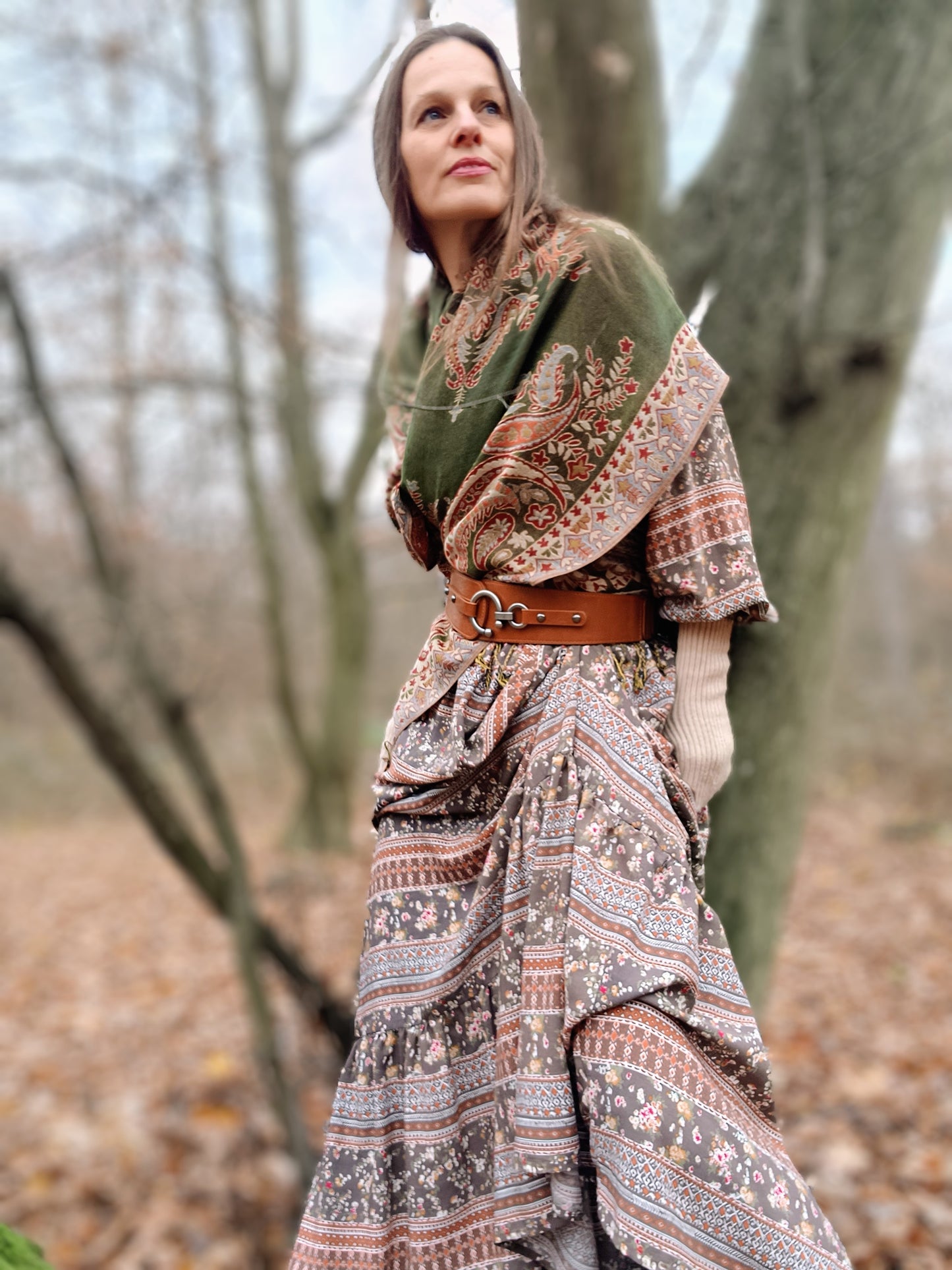 PLÉD HEBKÝ PAŠMÍNOVÝ VELKÝ PAISLEY ZELENÝ