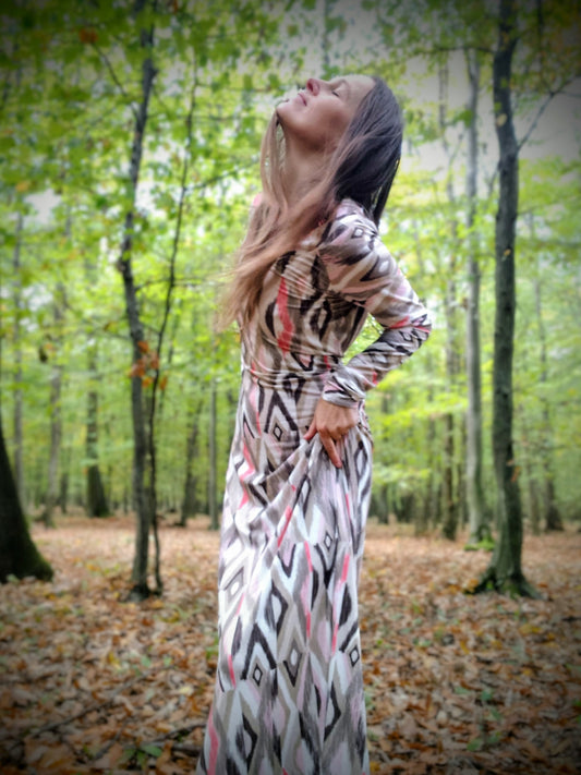 ÚPLETOVÉ MAXI ŠATY