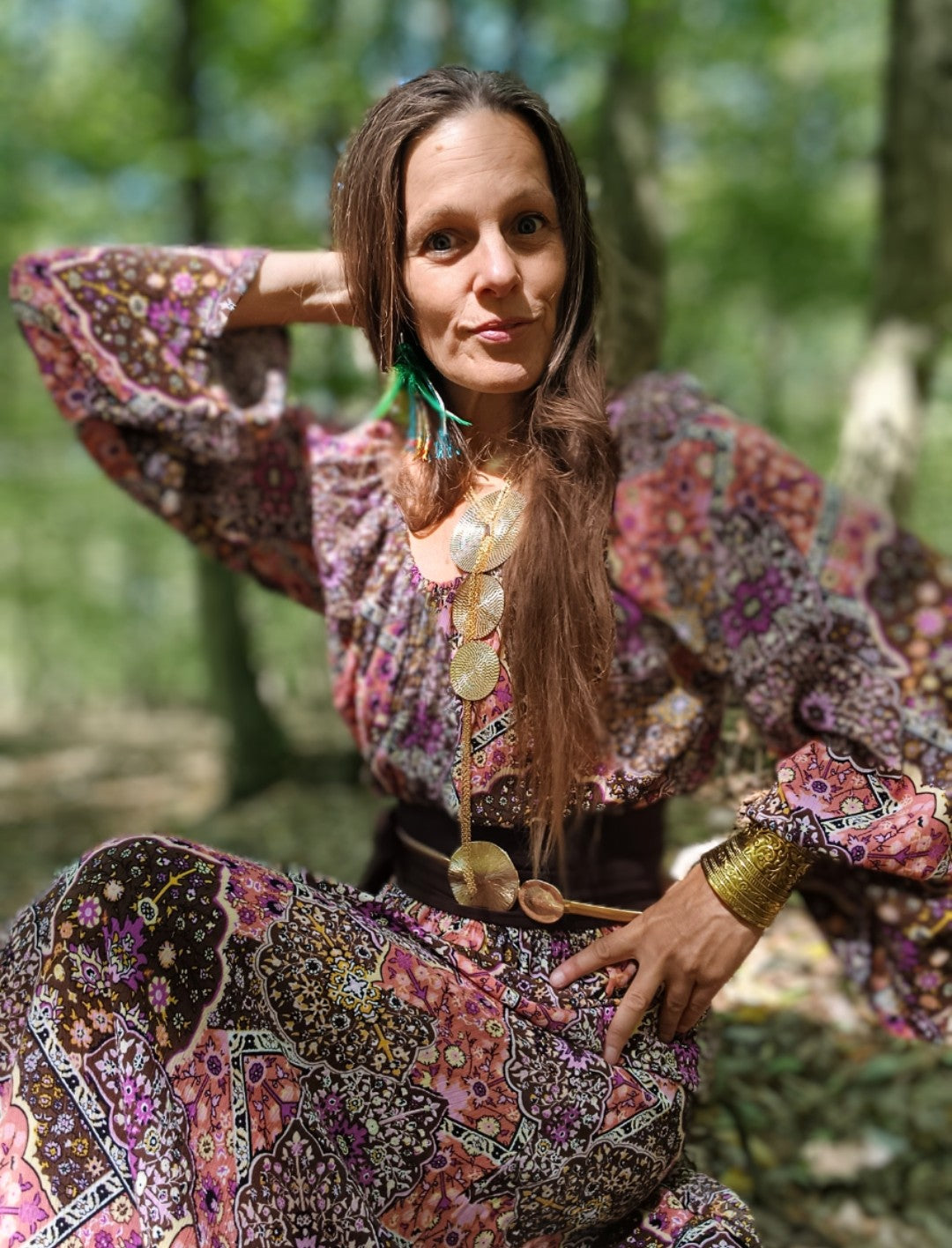 ČOKOLÁDOVÉ BOHO ŠATY