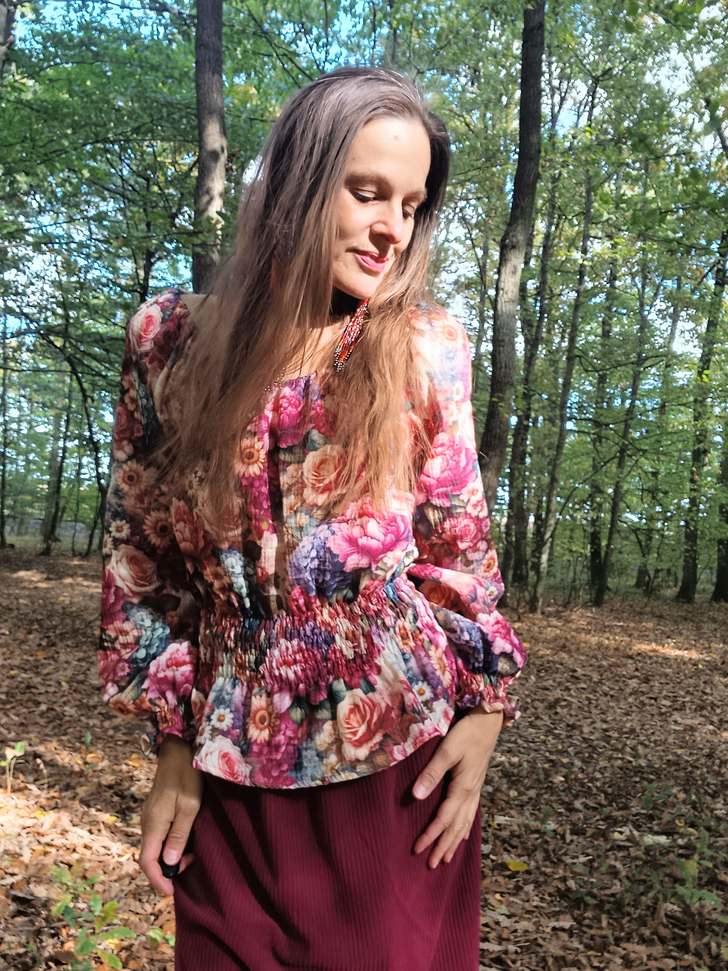 MUŠELÍNOVÁ HALENKA KVĚTY