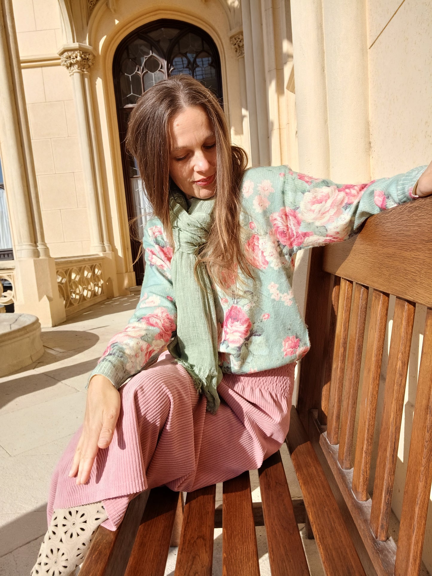 HEBKÝ PLÉD LEN/ BAVLNA  BARVA JEMNÁ MINT