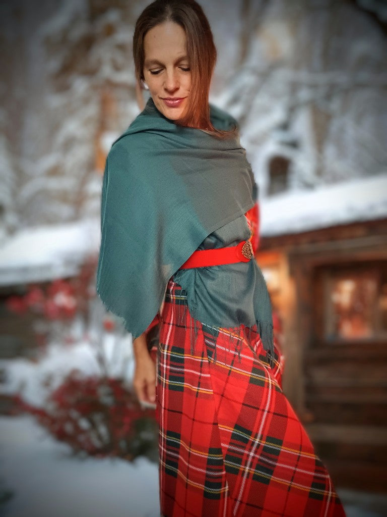 INSPIRACE  OUTLANDER MAXI ŠATY ČERVENÉ