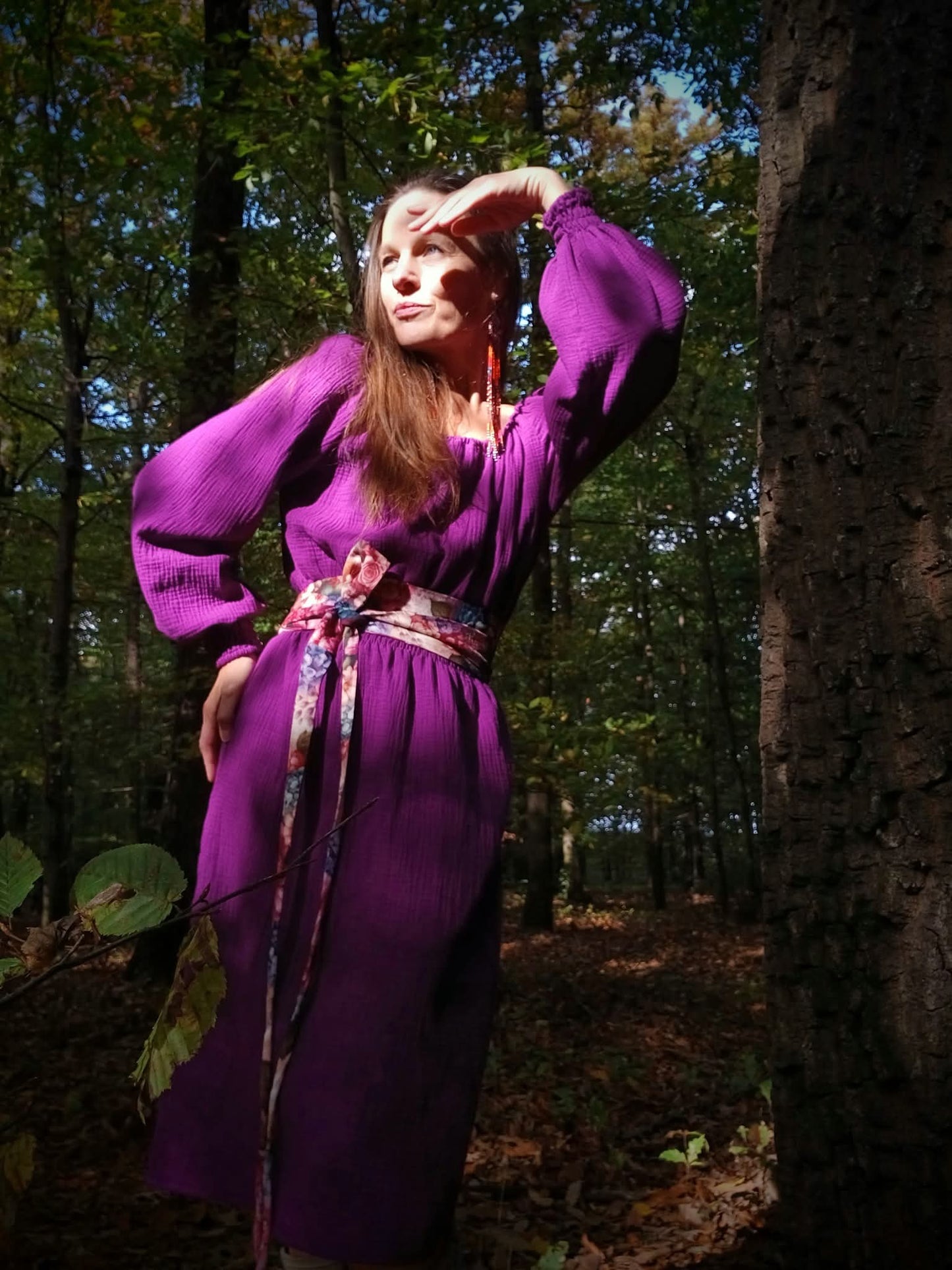 EXLUSÍVNÍ ŠATY MUŠELÍNOVÉ ORGANIC S OPASKEM