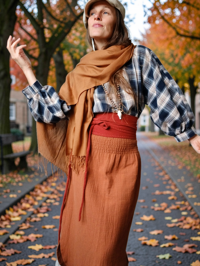 PODZIMNÍ STYLOVÁ HALENKA KOSTIČKA Z HEBKÉHO JEMNEHO FLANELU