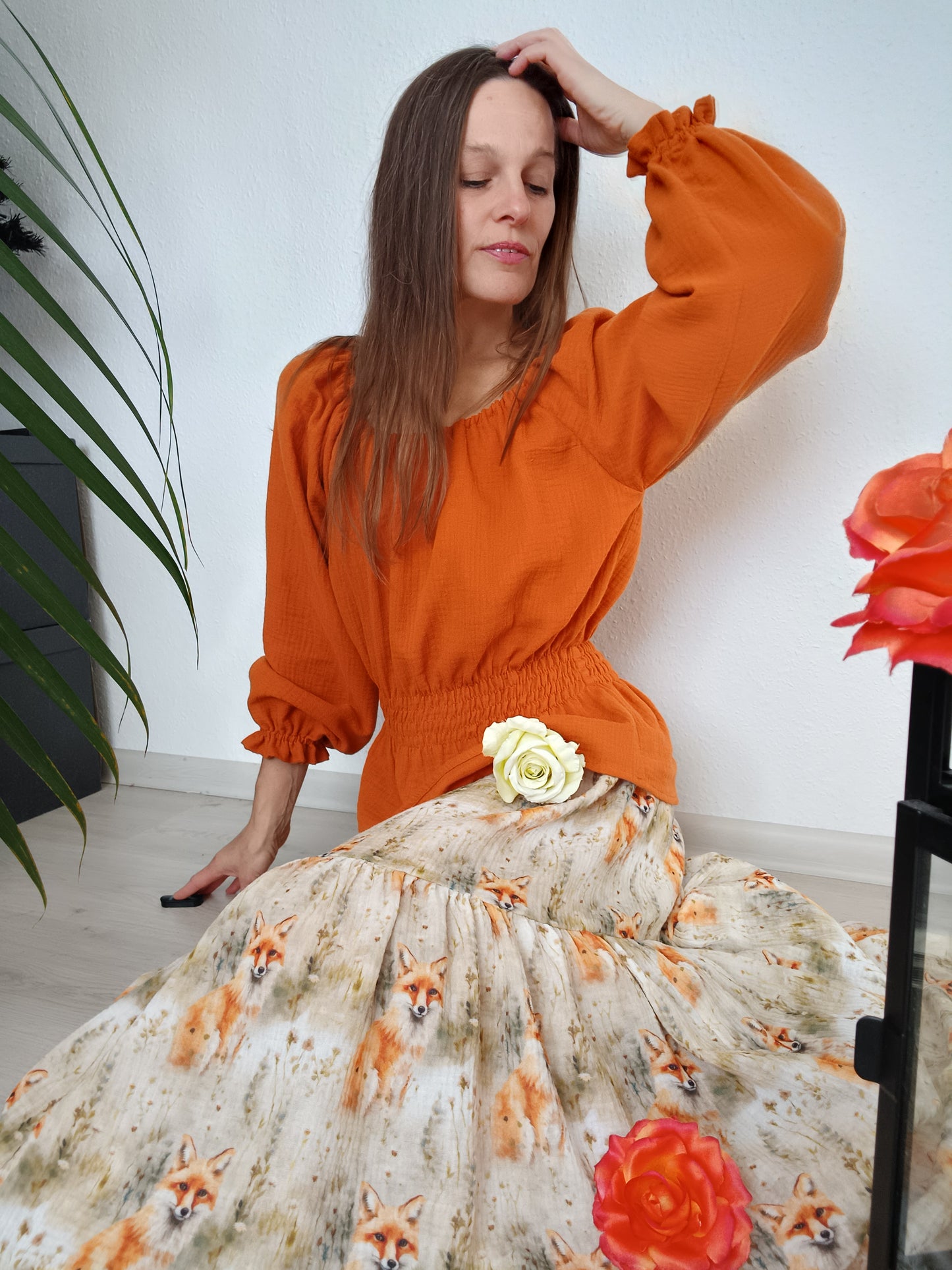 HALENKA MUŠELÍN ORANŽ