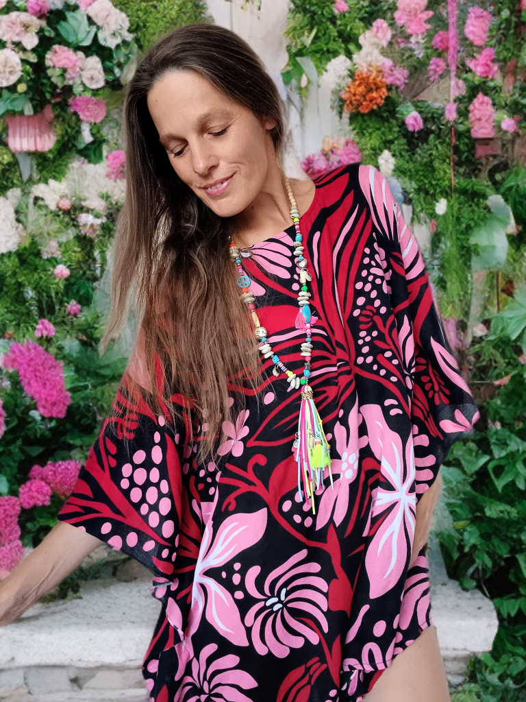 TUNIKA LETNÍ PINK GARDEN