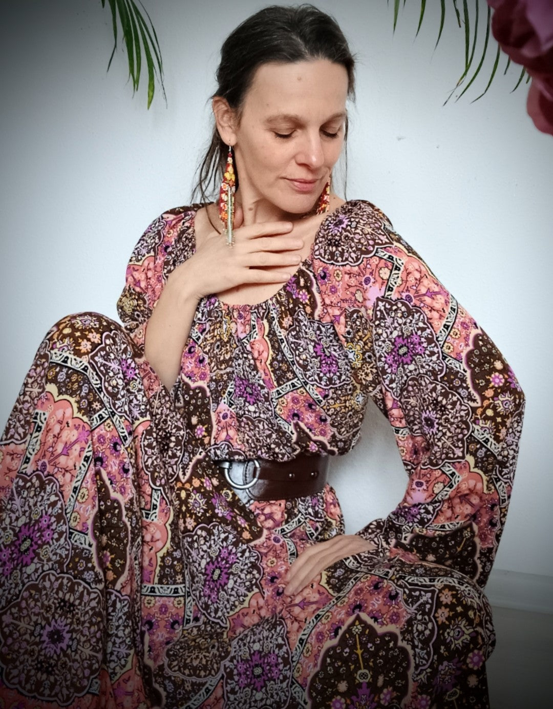 ČOKOLÁDOVÉ BOHO ŠATY