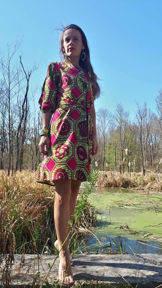 Šaty z africké látky / Ankara dress