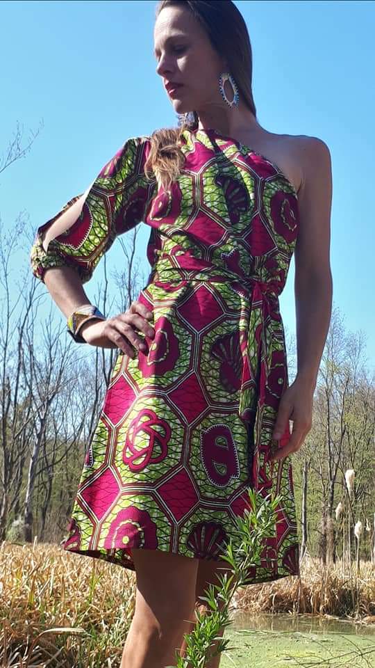 Šaty z africké látky / Ankara dress