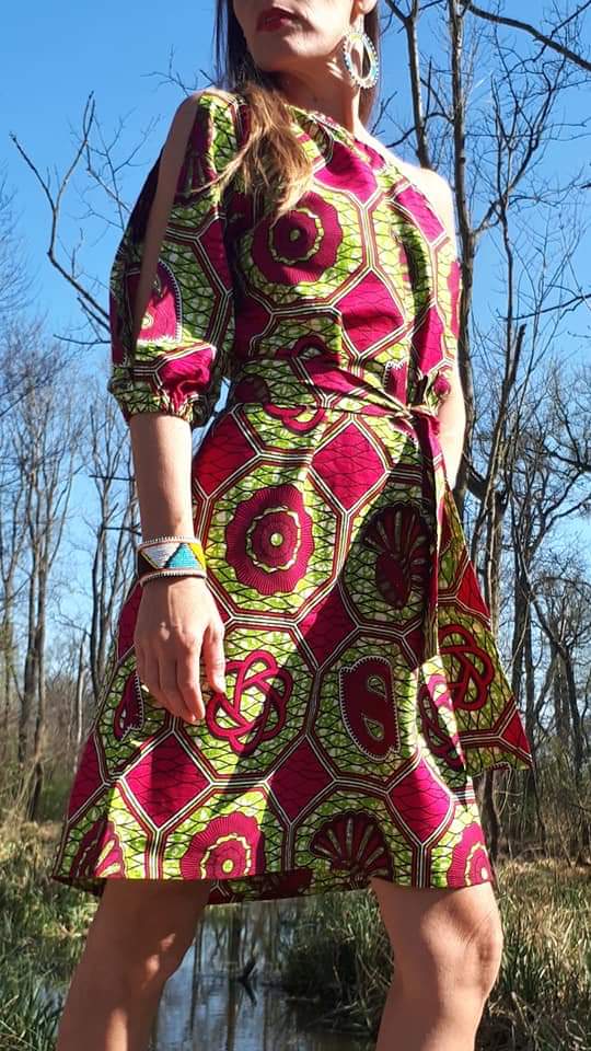 Šaty z africké látky / Ankara dress