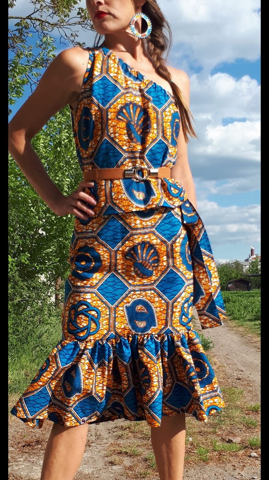 Africka halenka se sukni / šaty Yemaya / African top and skirt