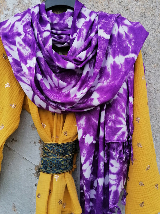 Pareo /sarong /Purple batik
