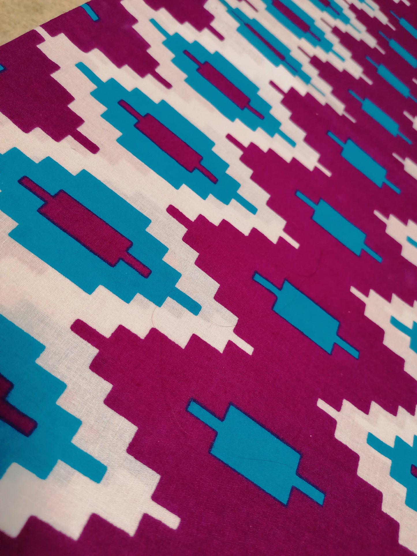 Africká látka měkčí,Kente tisk ,Ghana