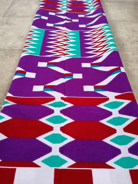 Africká látka Kente tisk Ghana