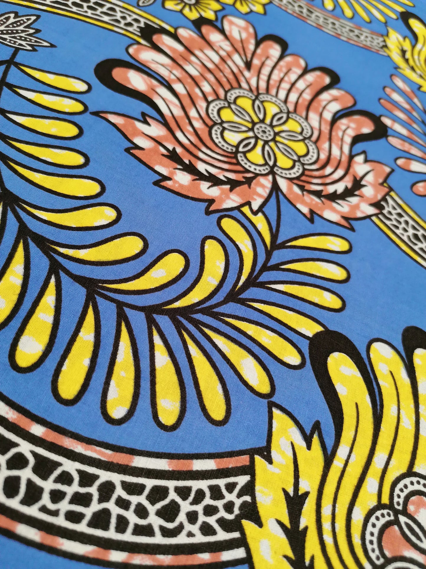 Africká látka měkčí,Supreme wax Holland,modrofialová