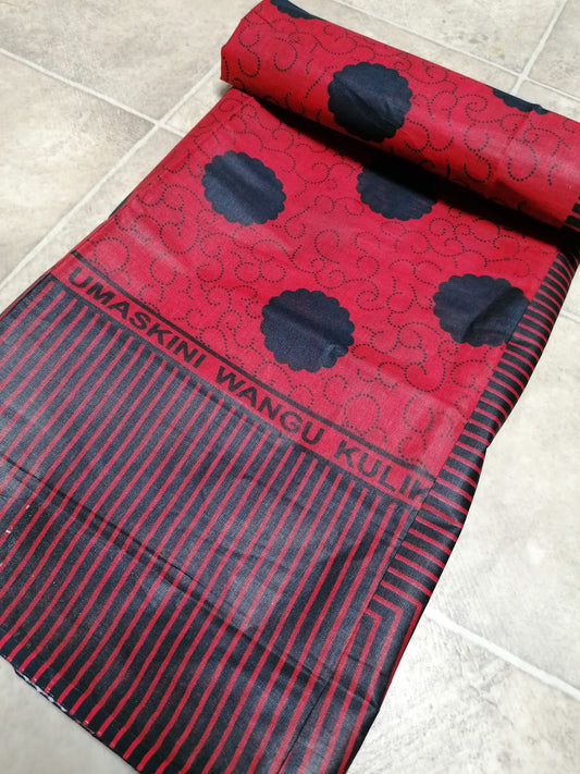 Africká látka měkčí,Kanga panel