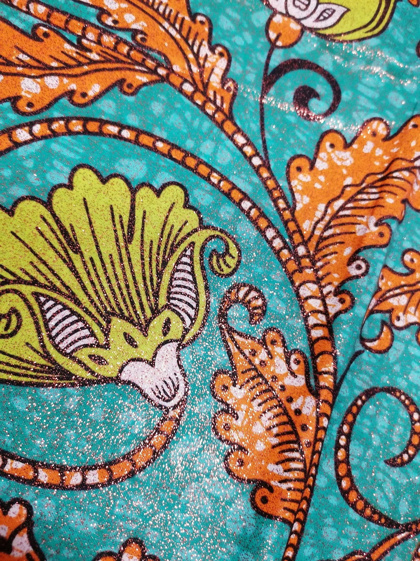 Africká látka glitters