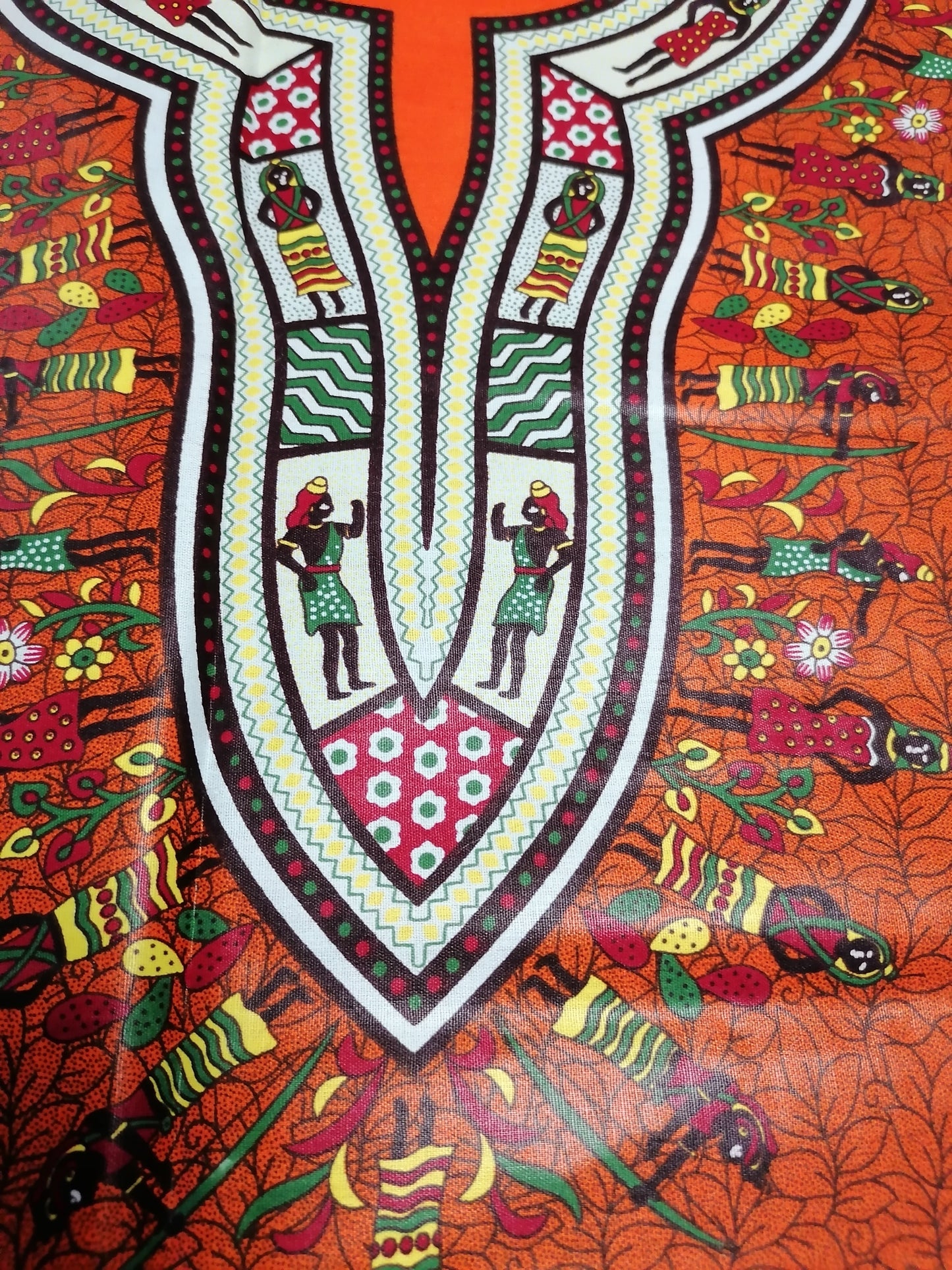 Africká látka měkčí Dashiki