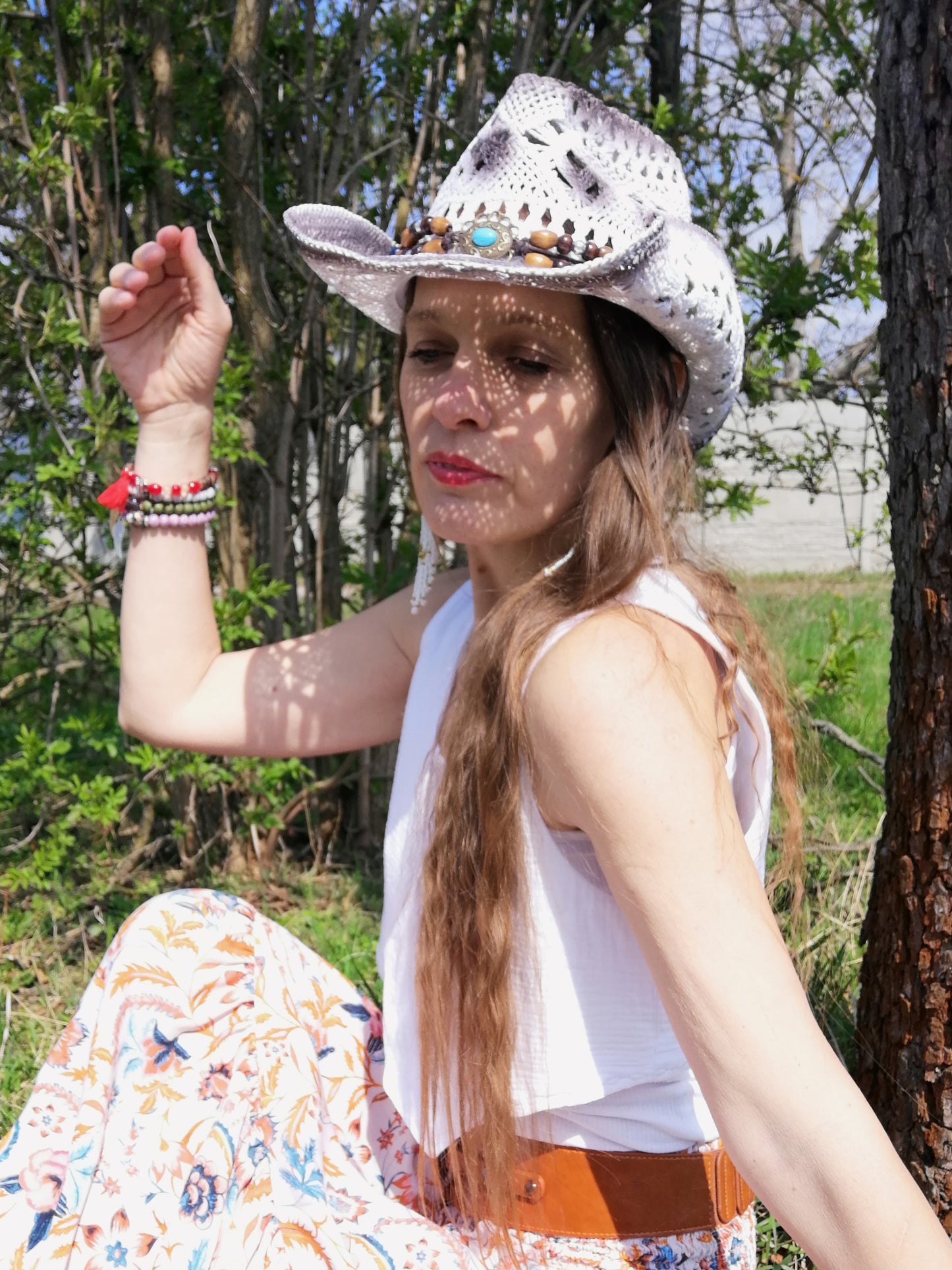 Stylový bohemian klobouk