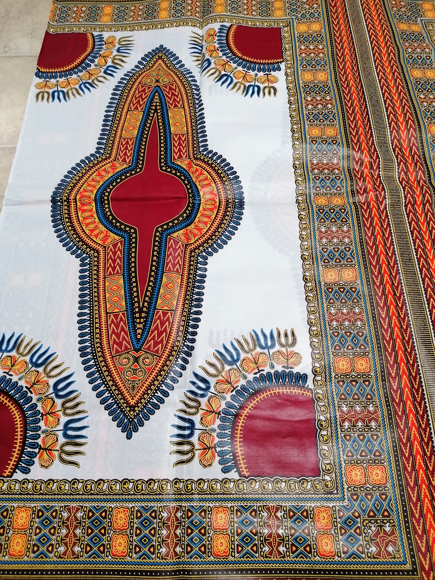 Africká trafiční Dashiki -panel