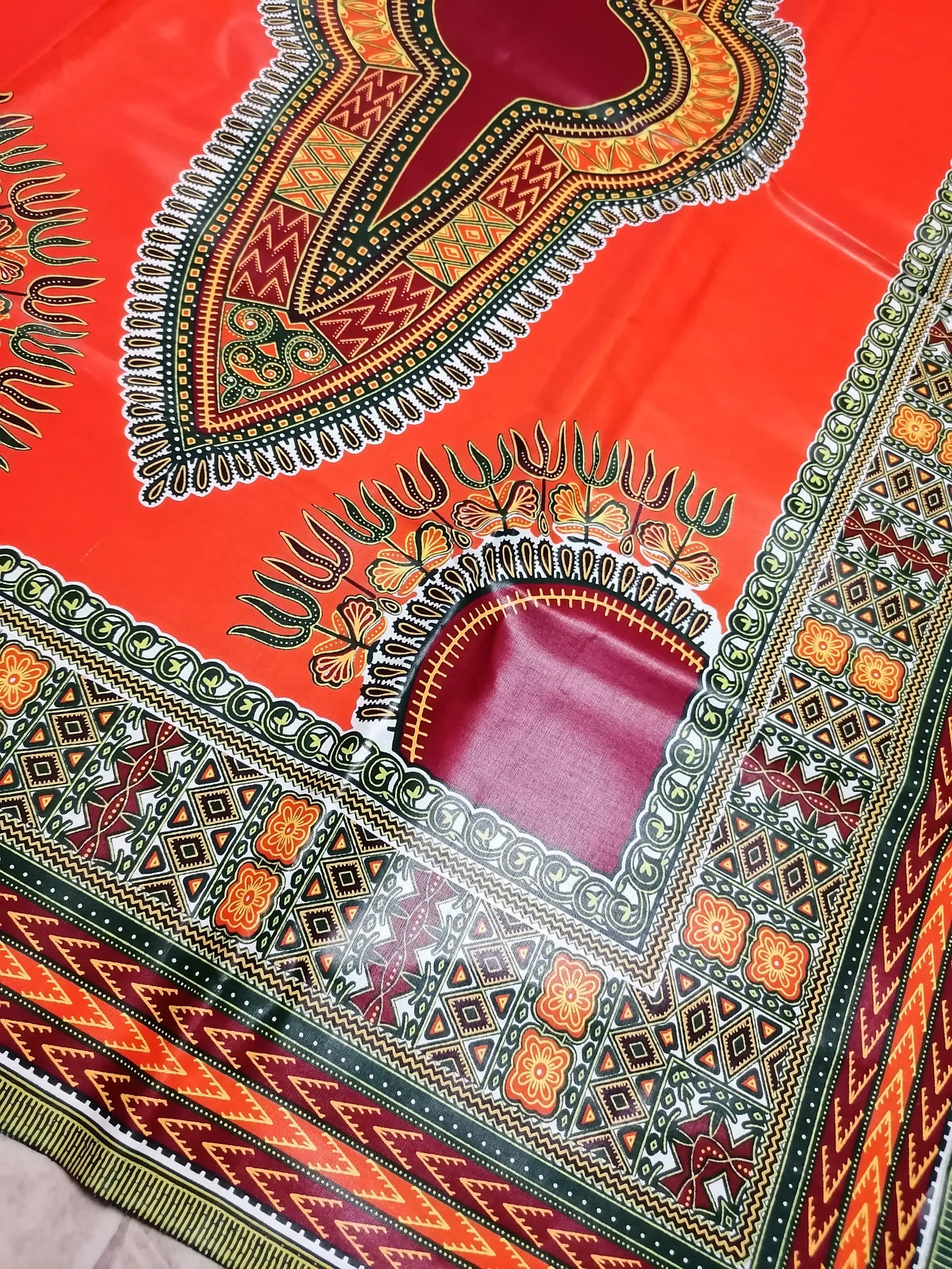 Africká tradiční Dashiki -panel